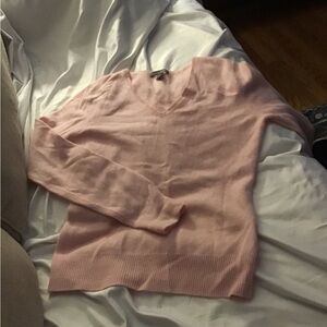 Apt. 9 Women's Soft Pink V-Neck Sweater